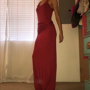 Yogi red maxi dress size S